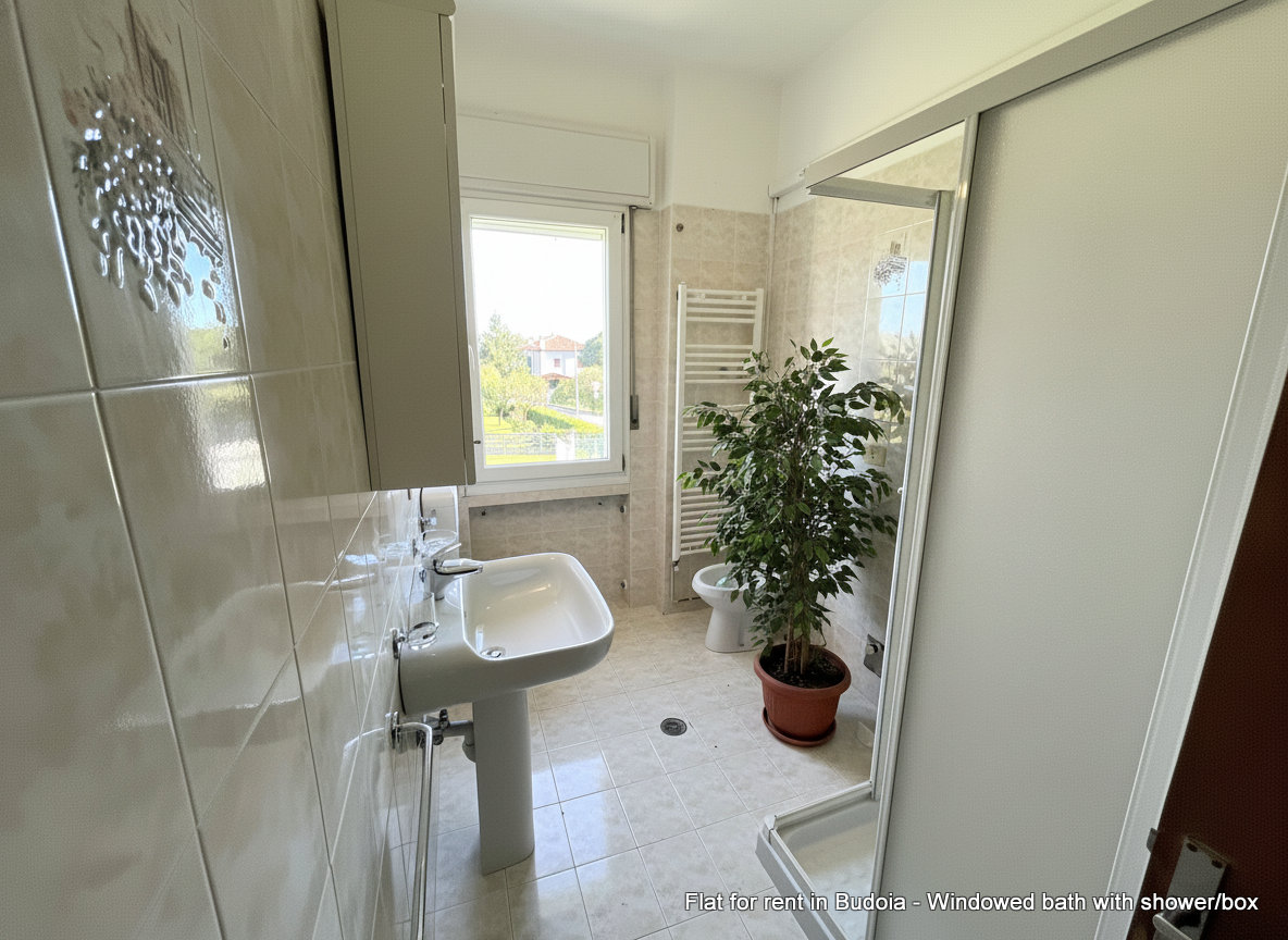 Bagno con doccia / Bathroom with shower